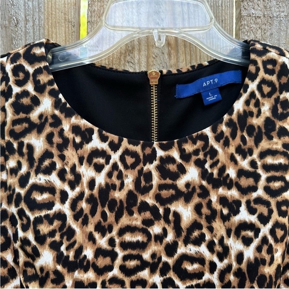 Apt. 9 Leopard Print Midi Dress- L – Fall Date Night & Workwear - Picture 2 of 4